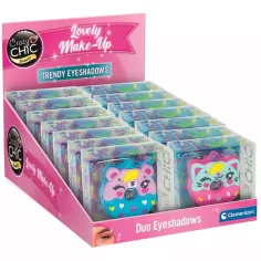 Crazy Chic: Sombra de ojos en forma de dona animal en dos versiones 1ud - Clementoni