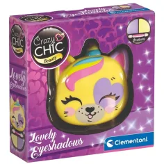 Crazy Chic: Sombra de ojos y aplicador en estuche en forma de tigre - Clementoni