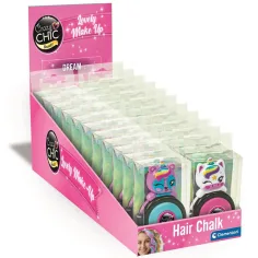Crazy Chic: Tiza para el cabello en dos versiones 1ud - Clementoni
