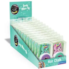 Crazy Chic: Tiza para el cabello en varias versiones 1ud - Clementoni