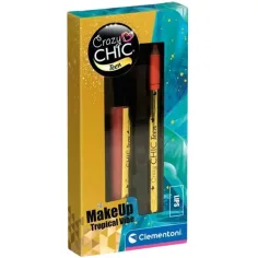 Crazy Chic: Tropical Vibe Set de Maquillaje - Clementoni