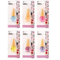 ¡Créalo!: Esmalte de uñas en forma de helado en varios colores - Canenco