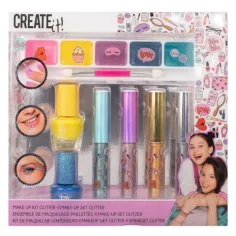 Create It!: Set de maquillaje de 7 piezas con colores metálicos - Canenco