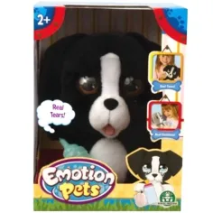 Cry Pets: Perrito negro llorón de peluche