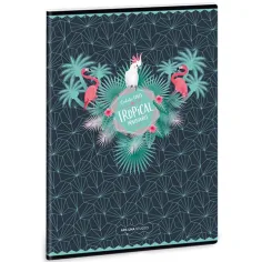 Cuaderno de anillas cuadrado Pink Flamingo A/4