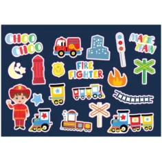 imagen de Cuaderno de bocetos creativos para colorear vehículos con pegatinas y plantilla en varias versiones 3