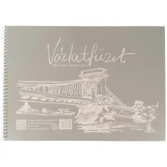 Cuaderno de bocetos en espiral sin madera B/4 32 hojas