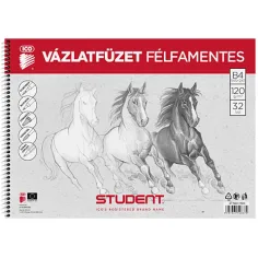 Cuaderno de bocetos espiral medio sin ácido B/4