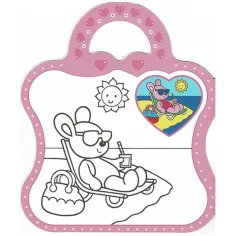 imagen de Cuaderno de colorear con orejas para niñas - 1. Bicicleta 2