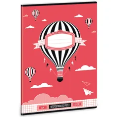 Cuaderno de cuadrícula con globo aerostático A/4 87-32