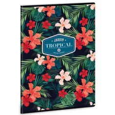 Cuaderno de cuadrícula Tropical Wildblume A/4