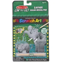 Cuaderno de rascado de safari - Melissa & Doug