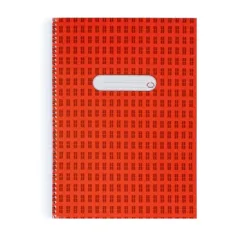 Cuaderno espiral grande de cuadros franceses A/4 60 hojas