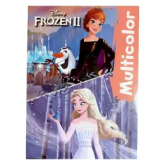 imagen de Cuaderno para colorear de Frozen en tamaño A/4 en dos versiones 2