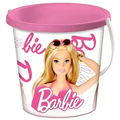 Cubeta de arena Barbie 17cm - Mondo Toys