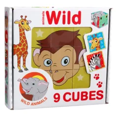 Cubo de cuentos de animales 9 piezas