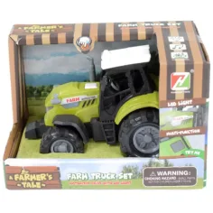 Cuento de granjero: Tractor agrícola con luz y sonido 11cm