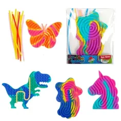 Curly Board mini juego de enhebrado con cuerdas en varias versiones