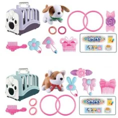 Cute Pet transportín de mascotas con perro juego de juguetes en dos versiones