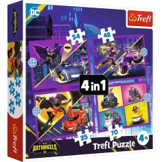 DC Comics: Batwheels 4 en 1 puzzle - Trefl