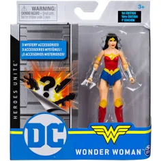 DC Comics: Figura de Wonder Woman de 10 cm con accesorios sorpresa - Spin Master