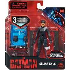 imagen de DC Comics: La figura de acción de Selina Kyle de Batman con accesorios de 10cm - Spin Master 3