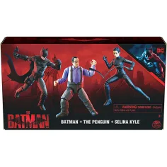 DC Comics: Paquete de figura de The Batman de 3 piezas - Spin Master