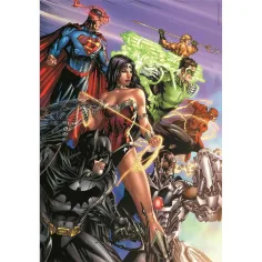 imagen de DC Comics: Rompecabezas Compact de 1000 piezas de la Liga de la Justicia 50x70cm - Clementoni 2