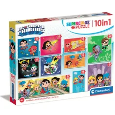 DC Super Friends set de rompecabezas 10 en 1 - Clementoni
