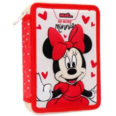 Debe... ser más Minnie estuche de lápices de dos pisos