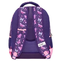 imagen de Debes... Sigue tus sueños Mochila escolar de mariposas con esquinas redondeadas de 32x18x43cm 2