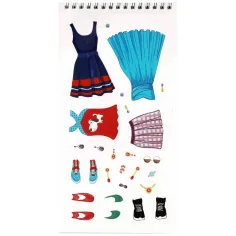 imagen de ¡Decora! - Diseña ropa cuaderno de stickers de diseñador 2