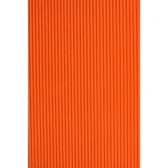 Decoración 3D de papel ondulado naranja 50x70cm 161g 1ud