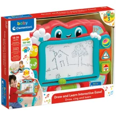 Dibuja y aprende pizarra interactiva borrable con sonido - Clementoni baby