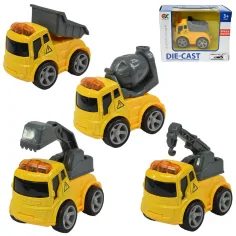 Die-Cast City Style: Vehículo de construcción en miniatura en varias versiones 1ud