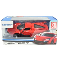 imagen de Die-Cast: Coche deportivo de lujo de metal con puertas abatibles, disponible en varias versiones 12cm 1ud 20
