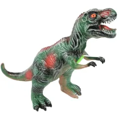 Dino World: Figura de dinosaurio T-REX de material vinílico que emite sonido con relleno de algodón de 35 cm