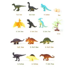 imagen de Dino World: Set de figuras de dinosaurios 2