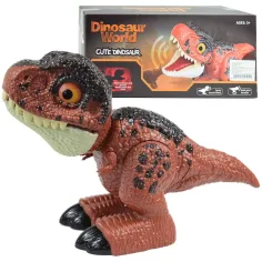 Dino World: Tierno T-Rex bebé dinosaurio con efectos de sonido 25cm