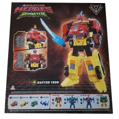 imagen de Dinoster Fusión Raptor Tron figura de robot 2