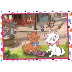 imagen de Disney Clásicos 101 dálmatas y Aristogatos puzzle Supercolor 2x60 piezas - Clementoni 2
