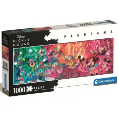 Disney clásicos - Puzzle panorámico de 1000 piezas de Mickey Mouse disco - Clementoni