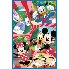 imagen de Disney: Equipo de Mickey Mouse 3x80 piezas puzzle - Trefl 4