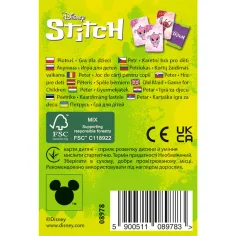 imagen de Disney: Juego de cartas de Póker Negro Stitch - Trefl 3