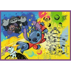 imagen de Disney: Maravilloso puzzle de Stitch 4x250 piezas - Trefl 5