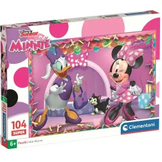 Disney Minnie Mouse 104 piezas super puzzle - Clementoni
