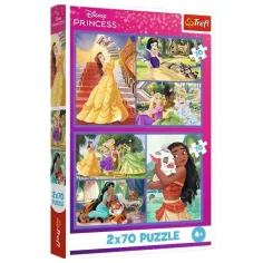 Disney Princesas 2x70db-ps puzzle - Trefl