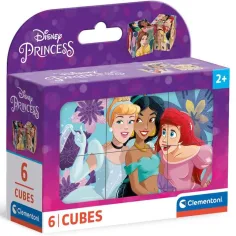 Disney Princesas 6 piezas cubo de cuentos - Clementoni