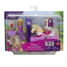 Disney Princesas: Mini Rapunzel princesa caballería real - Mattel