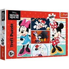 Disney: Puzzle de 100 piezas de Minnie Mouse - Trefl